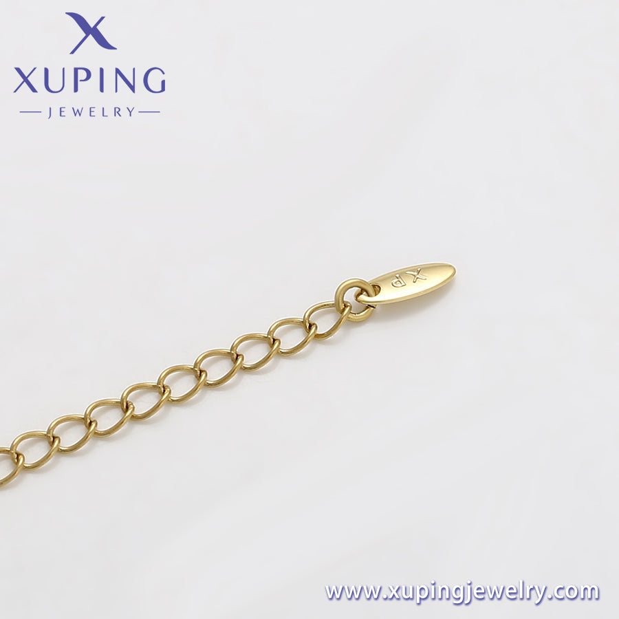 Pulsera Xuping Fashion Crystal en oro de 14 quilates (X000958052)