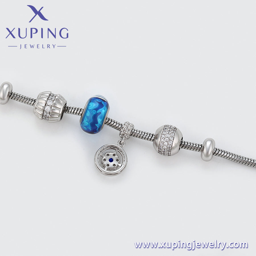 Pulsera chapada en platino de moda Xuping