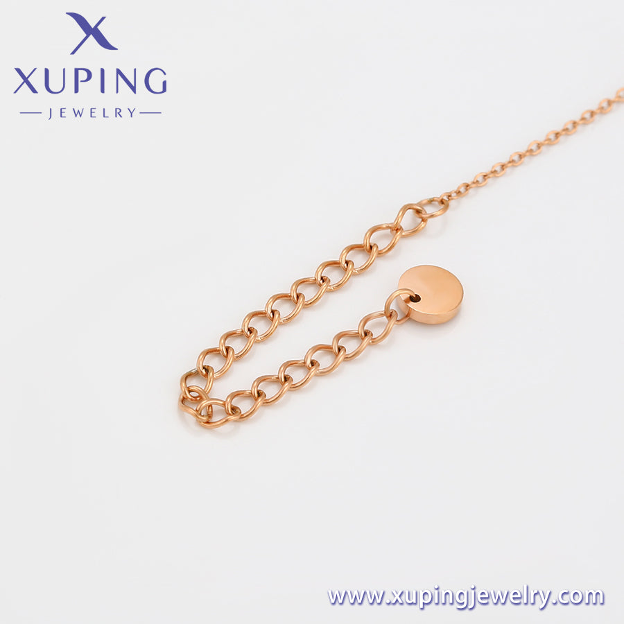 Pulsera Xuping Fashion en color oro rosa (A00328383)