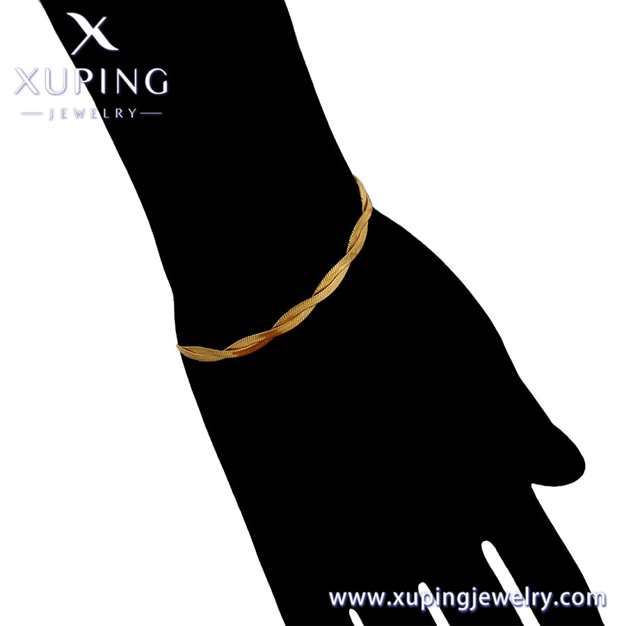 Pulsera elegante Xuping Fashion en oro de 24 quilates (T000945929)
