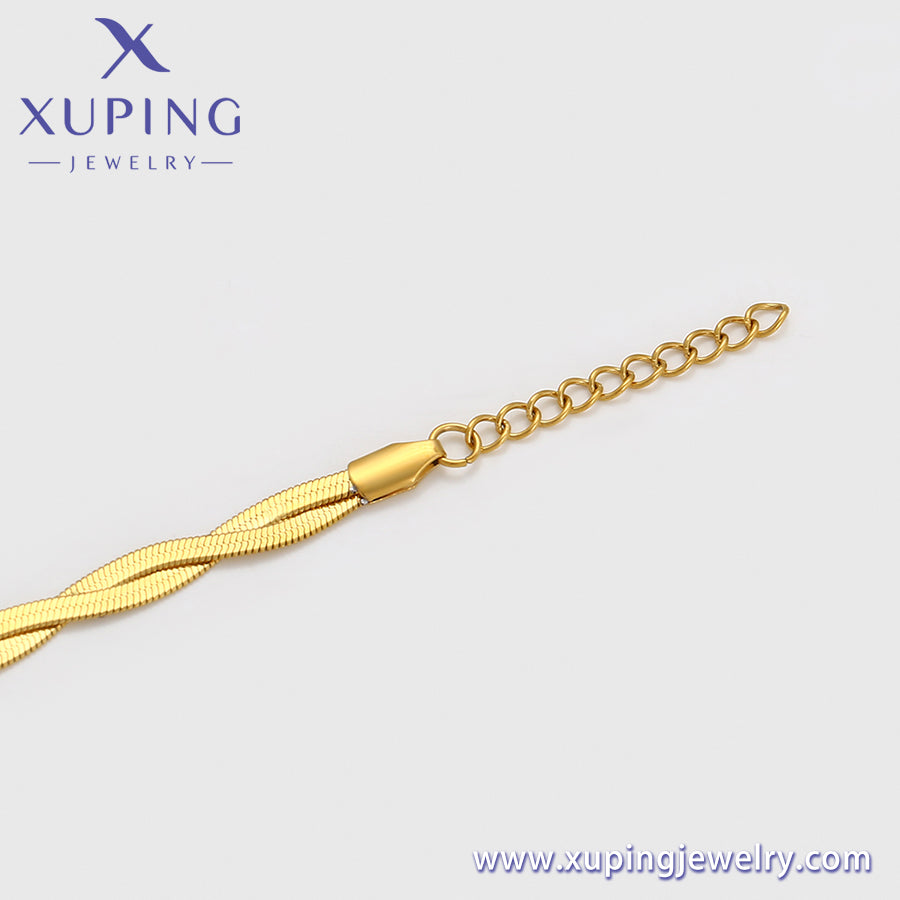 Pulsera elegante Xuping Fashion en oro de 24 quilates (T000945929)