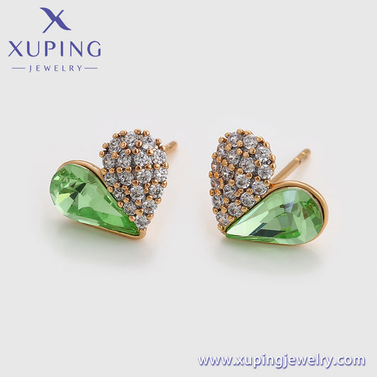 Pendientes Xuping Fashion sencillos en oro de 18 quilates (X000894352)