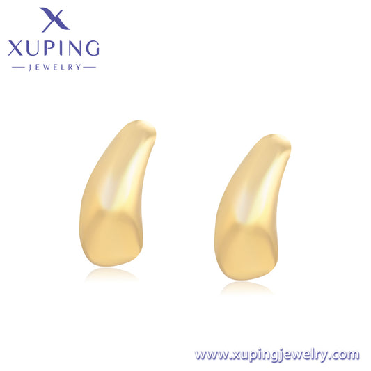 Pendientes Xuping Fashion sencillos en oro de 14 quilates (T000956053