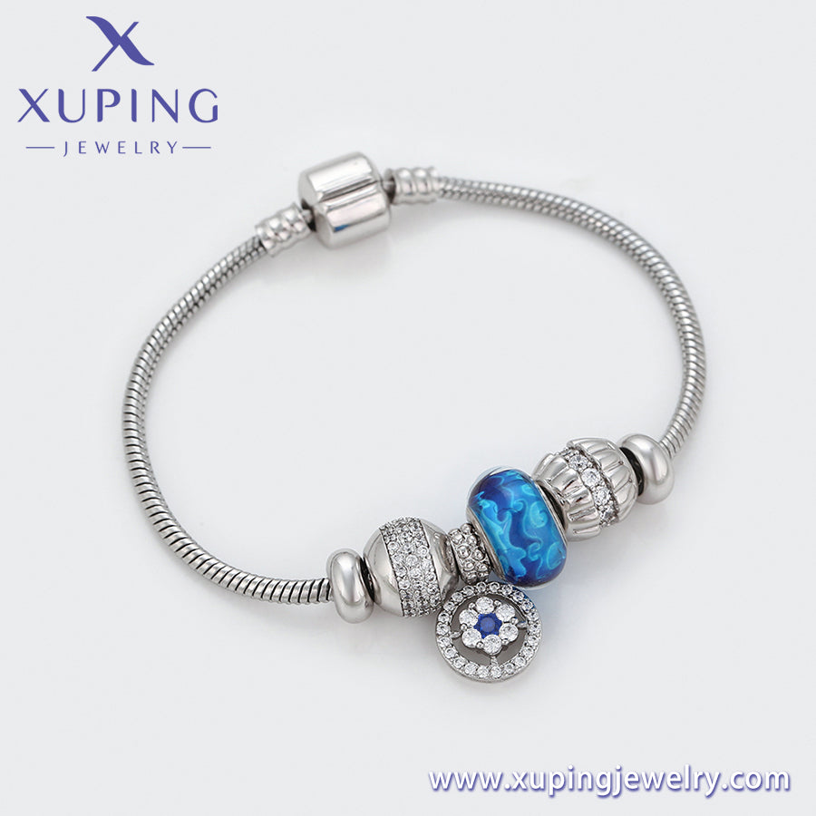 Pulsera chapada en platino de moda Xuping
