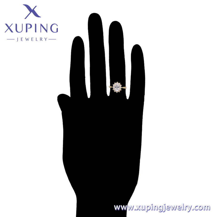 Anillo elegante Xuping Fashion en oro de 14 quilates (X001039129) TALLA 6