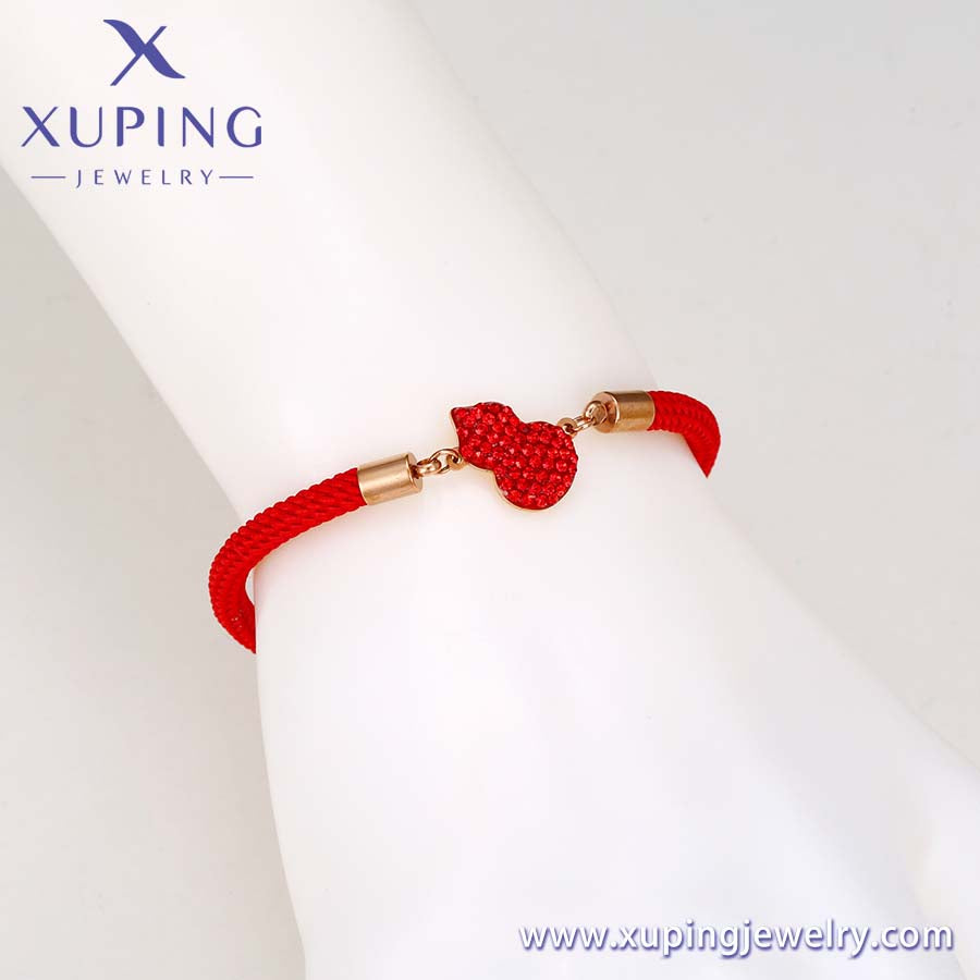 Pulsera Roja, oro color rosa moda xuping (76681)