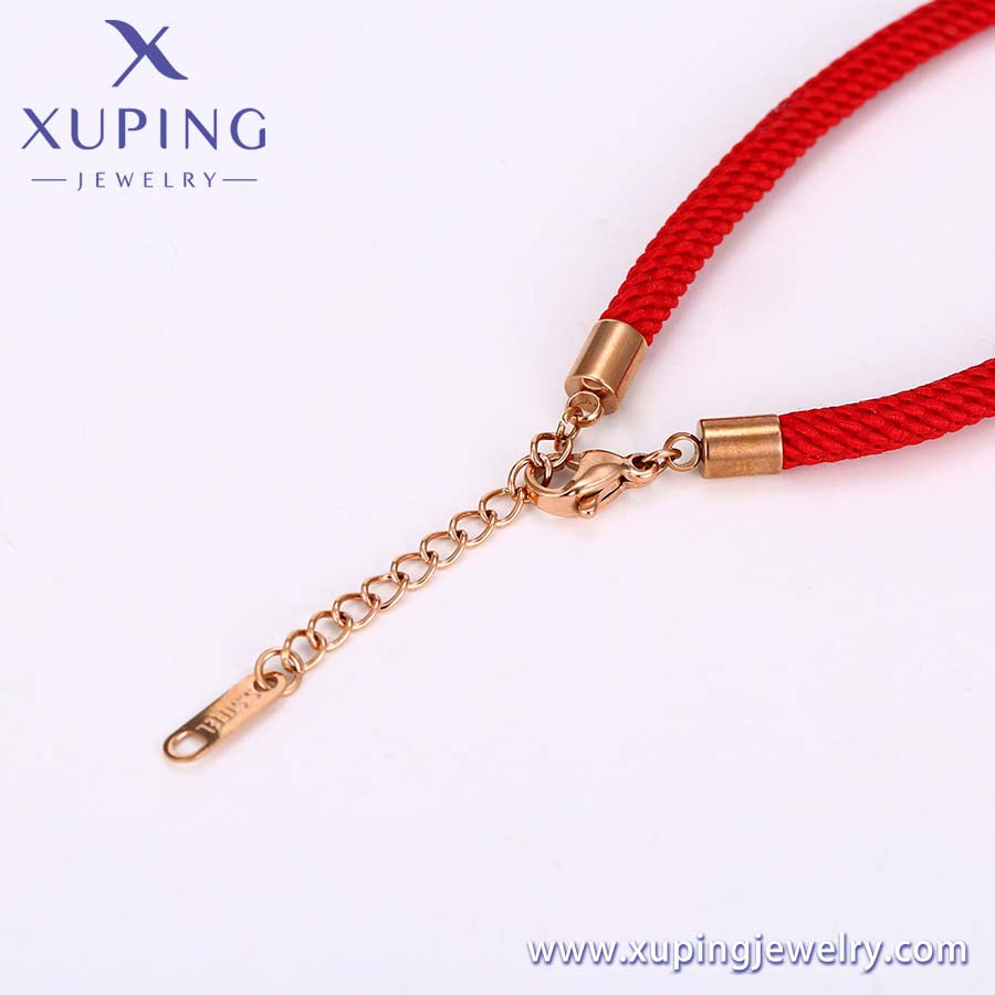 Pulsera Roja, oro color rosa moda xuping (76681)