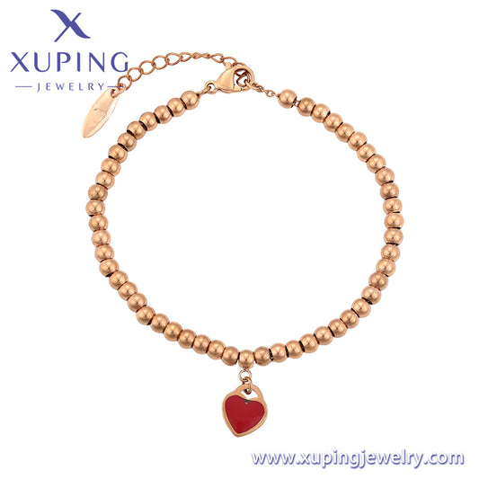 Pulsera elegante de corazon