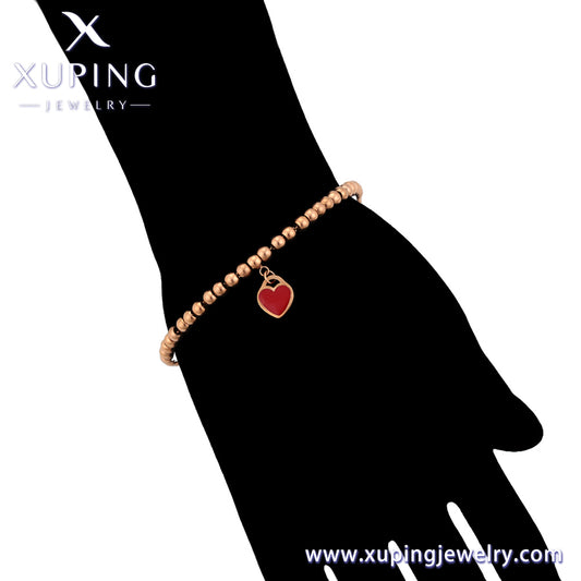 Pulsera elegante de corazon